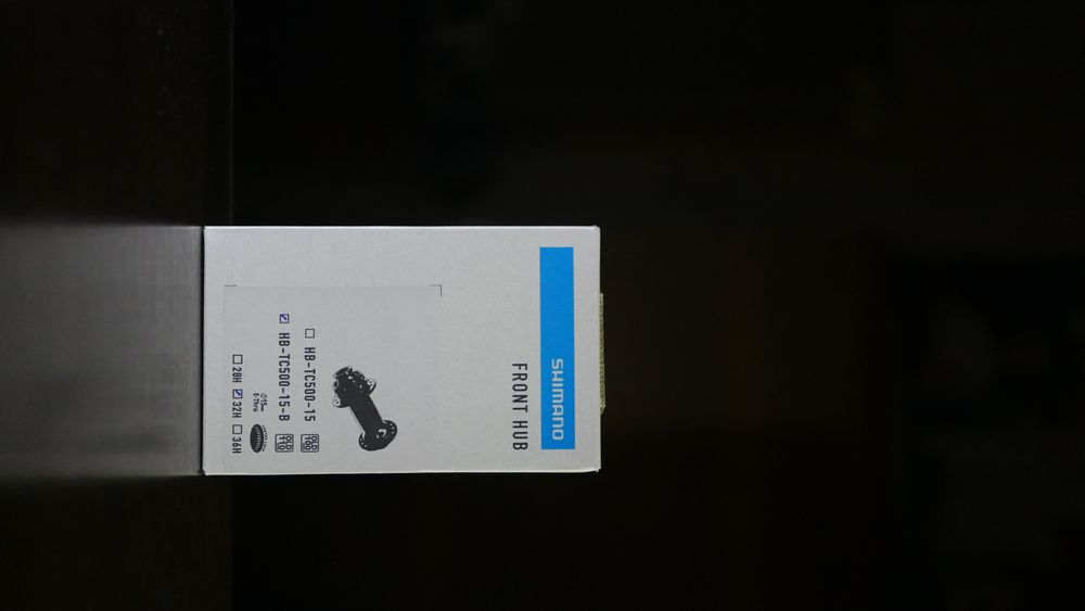 Втулка передняя Shimano НB-TC500 32отв, 15MM THRU TYPE AXLE OLD: 100мм CENTER LOCK EHBTC50015B фото у BIKE MARKET