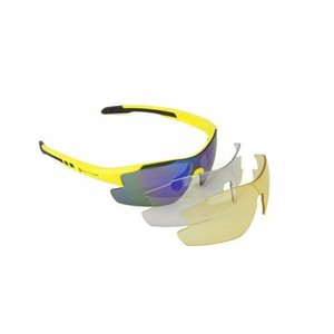 Очки солнцезащитные Author Vision LX, неоново желтая оправа, 3 сменных пары линз 9201101 фото у BIKE MARKET