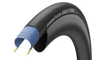Покришка 700x28C (28-622) GoodYear EAGLE Sport tube type, folding, black, 60tpi TIR-27-47 фото у BIKE MARKET