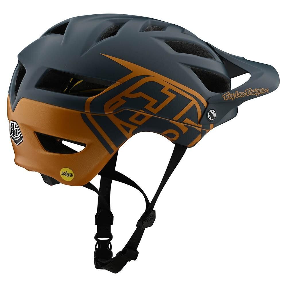 Вело шлем TLD A1 Mips Classic, размер XS, Серый/Золотой 190111140 фото у BIKE MARKET