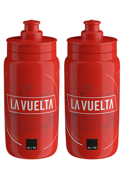 Фляга ELITE FLY La Vuelta червона 550 мл 016041274 фото у BIKE MARKET