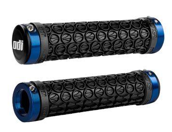 Грипсы ODI SDG LOCK-ON GRIPS Black w/Blue Clamps (черные с синими замками) D30SDB-U фото у BIKE MARKET