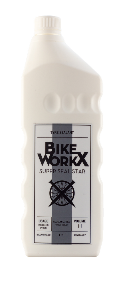 Герметик для безкамерних коліс BikeWorkX Super Seal Star 1 л SUPERSEAL/1 фото у BIKE MARKET