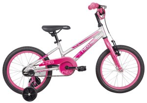 Велосипед 16" Apollo NEO girls Brushed Alloy/Pink/Dark Pink Fade SKD-78-42 фото у BIKE MARKET