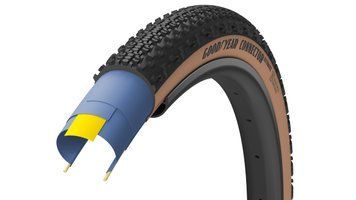 Покришка 700x40 (40-622) GoodYear CONNECTOR tubeless complete, folding, black/tan, 120tpi TIR-37-18 фото у BIKE MARKET