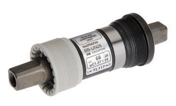 Каретка Shimano BB-UN26 BSA 68x117мм, 1.37Х24, без болтов EBBUN26BY17X фото у BIKE MARKET