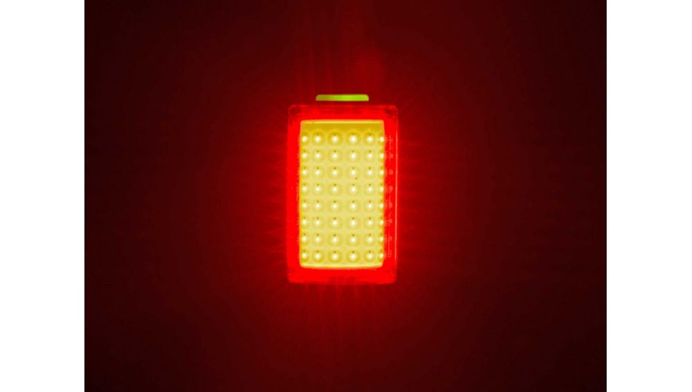 Фонарь мигалка задний Author A-Square USB CobLed 100 lm, черный с красным рефлектором 12039975 фото у BIKE MARKET