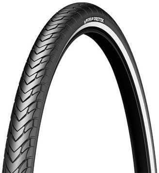 Покришка Michelin PROTEK CROSS MAX 700x35C (37-622) 22TPI чорний, світловідбиваюча полоса 3465099 фото у BIKE MARKET