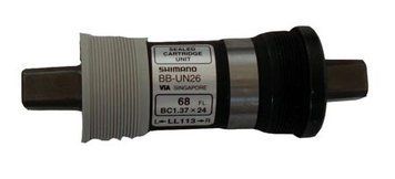 Каретка Shimano BB-UN26 BSA 73x113мм, 1.37Х24, без болтов EBBUN26C13X фото у BIKE MARKET