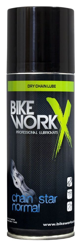 Мастило для ланцюга BikeWorkX Chain Star "normal" спрей 400 мл. CHAINN/400 фото у BIKE MARKET