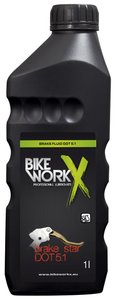 Гальмівна рідина BikeWorkX Brake Star DOT 5.1 1л. BRAKEDOT5/1 фото у BIKE MARKET