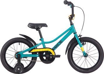 Велосипед 16 "Pride FLASH 16 restock 2025 бірюзовий SKD-96-36 фото у BIKE MARKET