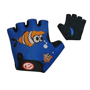Перчатки AUTHOR Junior Fish размер S, Синий/Черный с рыбкой 7130880 фото у BIKE MARKET