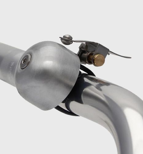 Дзвінок E-NE CRANE, Silver, 37мм алюміній, скоба CR-ENE-SL фото у BIKE MARKET