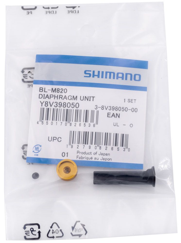 Діафрагма гальмівної ручки Shimano BL-M820 Y8V39801T фото у BIKE MARKET