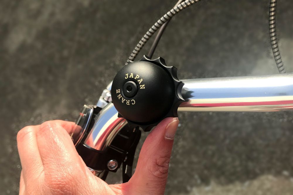 Дзвінок E-NE REVOLVER CRANE, All Stealth Black, 37мм латунь CR-ERV-ABK фото у BIKE MARKET