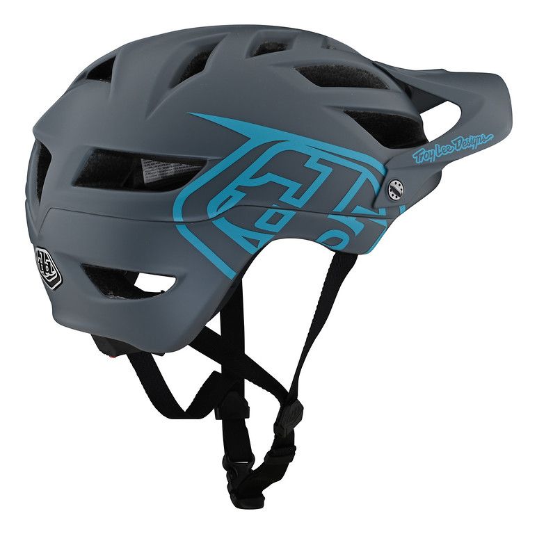 Вело шлем TLD A1 Helmet DRONE [GRAY/BLUE] SM 131259011 фото у BIKE MARKET