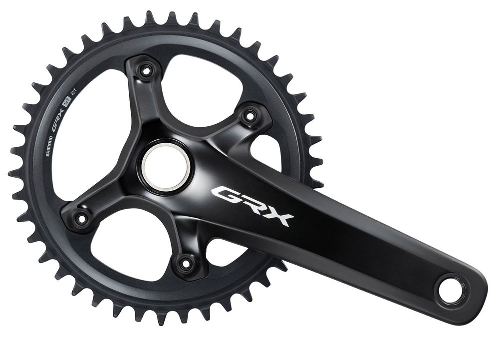 Шатуни Shimano FC-RX820-1 GRX (12Х1) Hollowtech II, 175мм 42Т, без каретки IFCRX8201EXB2 фото у BIKE MARKET