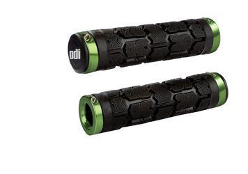 Грипсы ODI Rogue MTB Lock-On Bonus Pack Black w/Green Clamps (черные с зелеными замками) D30RGB-N фото у BIKE MARKET