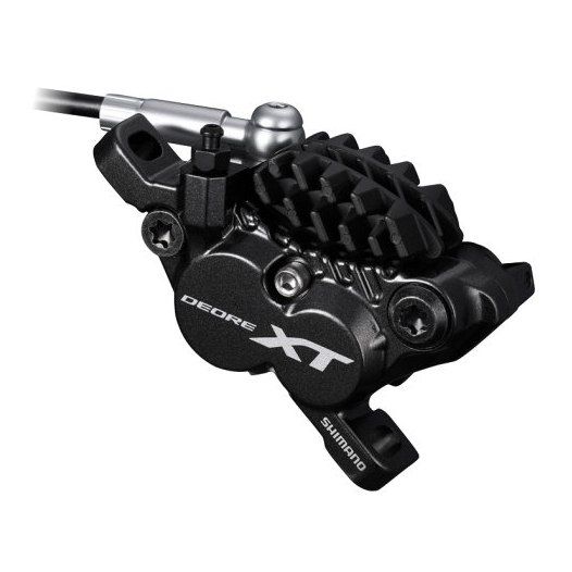 Калипер гидравл диск тормозов SHIMANO Deore XT BR-M8020 монтаж РМ160мм колодка H01A/Fin полимер IBRM8020MPRF фото у BIKE MARKET