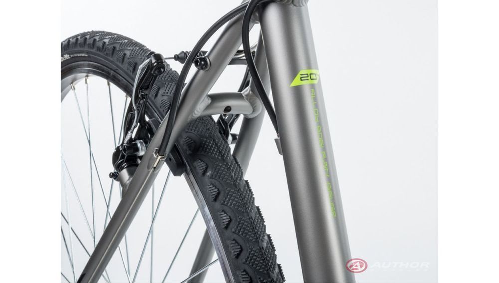 Велосипед AUTHOR Compact 28", рама 22", сріблястий (зелений)/сріблястий 2023117 фото у BIKE MARKET