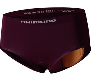 Велотрусы-базовый слой женские Shimano VERTEX LINER, бордовые, разм. S/M PCWBLBSUE11WP0760 фото у BIKE MARKET