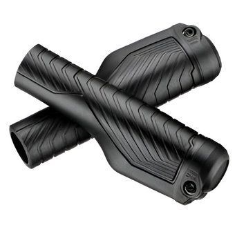 Грипсы VP VPG-ER07, анатомические 138 мм, с одним замком, черные GRI-36-26 фото у BIKE MARKET