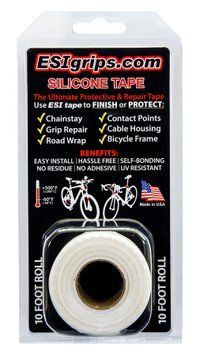 Силиконовая лента ESI Silicone Tape 10' white (белый) TR1OW фото у BIKE MARKET