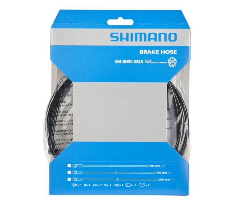 Гидролиния SHIMANO SAINT SM-BH90-SBLS для диск. тормоза, 1700мм ISMBH90SBLSL170 фото у BIKE MARKET