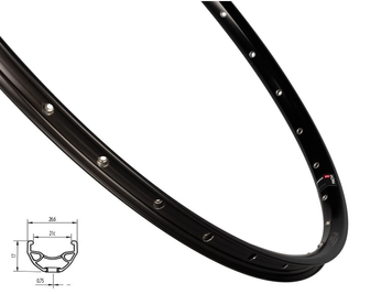 Обід Mach1 KARMA DISC 26" 36 отв, для диск. торм, АV 470гр 370623 фото у BIKE MARKET