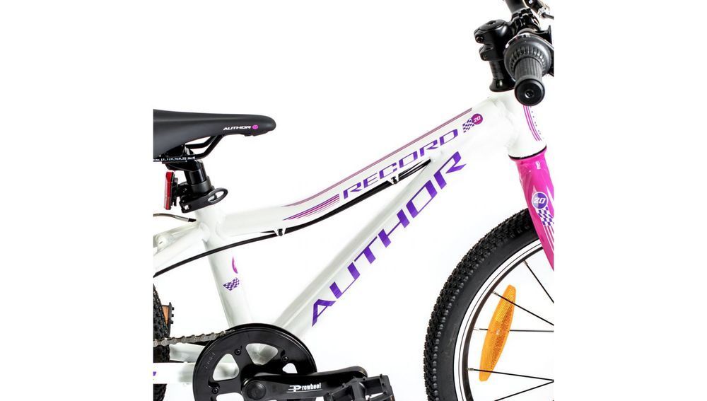 Велосипед AUTHOR Record 20", рама 10", білий/рожевий 2023025 фото у BIKE MARKET