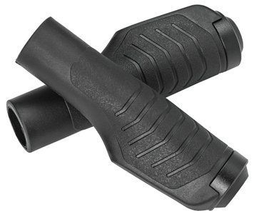 Грипсы VP VPG-ER09A, анатомические 133,2мм, с одним замком, черные GRI-51-83 фото у BIKE MARKET