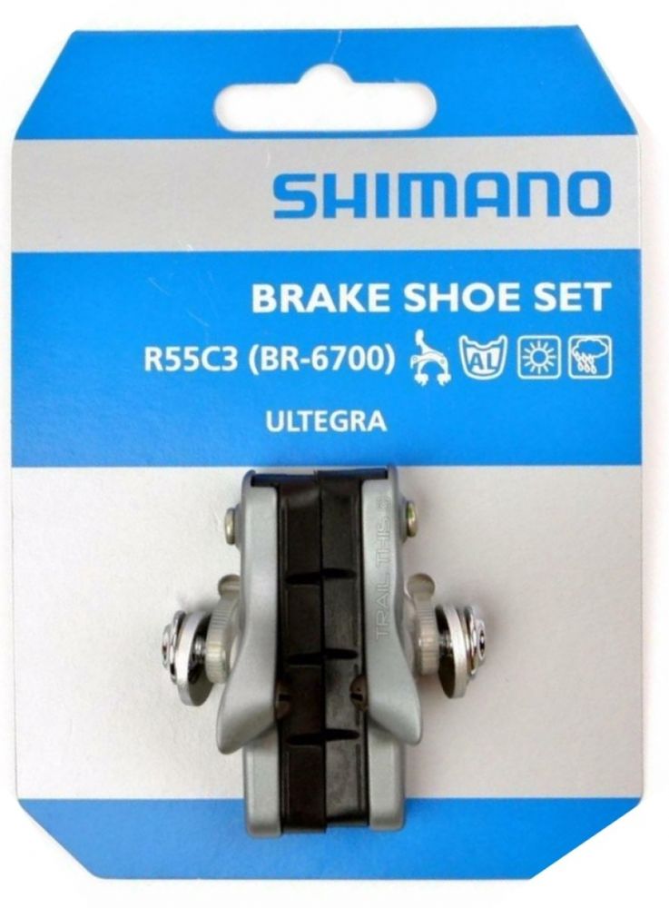 Резиновые накладки SHIMANO R55С3 Ultegra BR-6700 Y8G698080 фото у BIKE MARKET