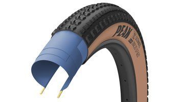 Покришка 29x2.25 (57-622) GoodYear PEAK tubeless complete, folding, black/tan, 120tpi TIR-54-31 фото у BIKE MARKET