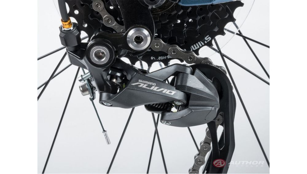 Велосипед AUTHOR Vertigo 29", рама 20", серебристый (зеленый)/черный 2023139 фото у BIKE MARKET
