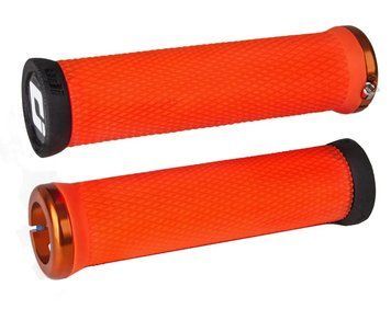 Грипси ODI Elite Motion, V2.1 Lock-On, Orange w/Orange Clamp, помаранчеві з помаранчевими замками D33MTO-O фото у BIKE MARKET