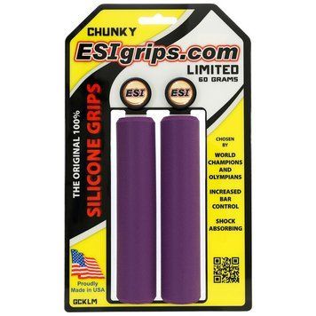 Грипсы ESI Chunky Purple (фиолетовые) GCKPR фото у BIKE MARKET