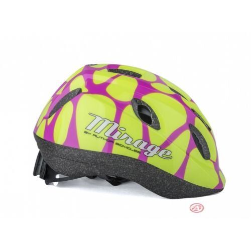 Шлем Author Mirage Inmold, размер 48-54 см, Розово/Желтый 9089969 фото у BIKE MARKET
