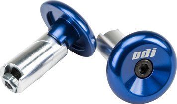 Баренды ODI Aluminum End Plugs w/Lasered Logo BLUE F71APU фото у BIKE MARKET