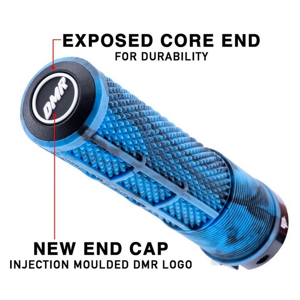 Грипсы DMR DeathGrip2 Thick Flangeless BLue Marble DMR-G-001-002-BM фото у BIKE MARKET