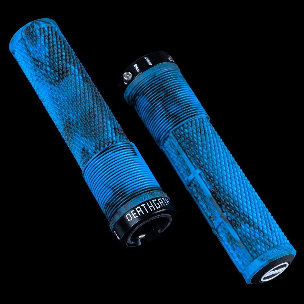 Грипсы DMR DeathGrip2 Thick Flangeless BLue Marble DMR-G-001-002-BM фото у BIKE MARKET