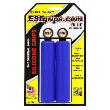 Грипсы ESI Extra Chunky Blue (синие) XLCBL фото у BIKE MARKET