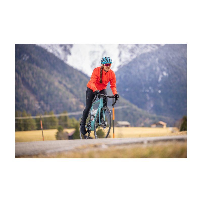 Велокуртка мембранная женская Pearl Izumi QUEST AMFIB, неоново-красная, разм. M P112321029EGM фото у BIKE MARKET