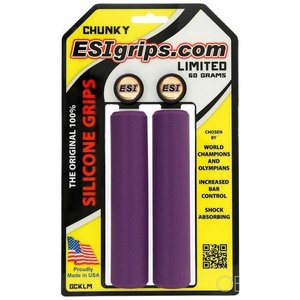 Грипсы ESI Chunky Purple, Фиолетовый GCKPR фото у BIKE MARKET
