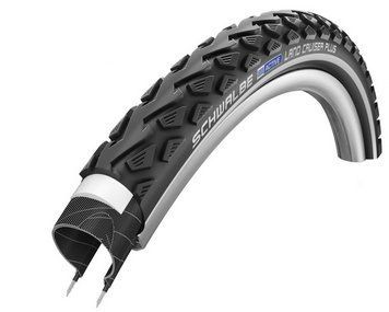 Покришка Schwalbe 26x1.75 (47-559) LAND CRUISER PLUS PunctureGuard 47-559 B/B+RT HS450 Green Compound TIR-34-94 фото у BIKE MARKET