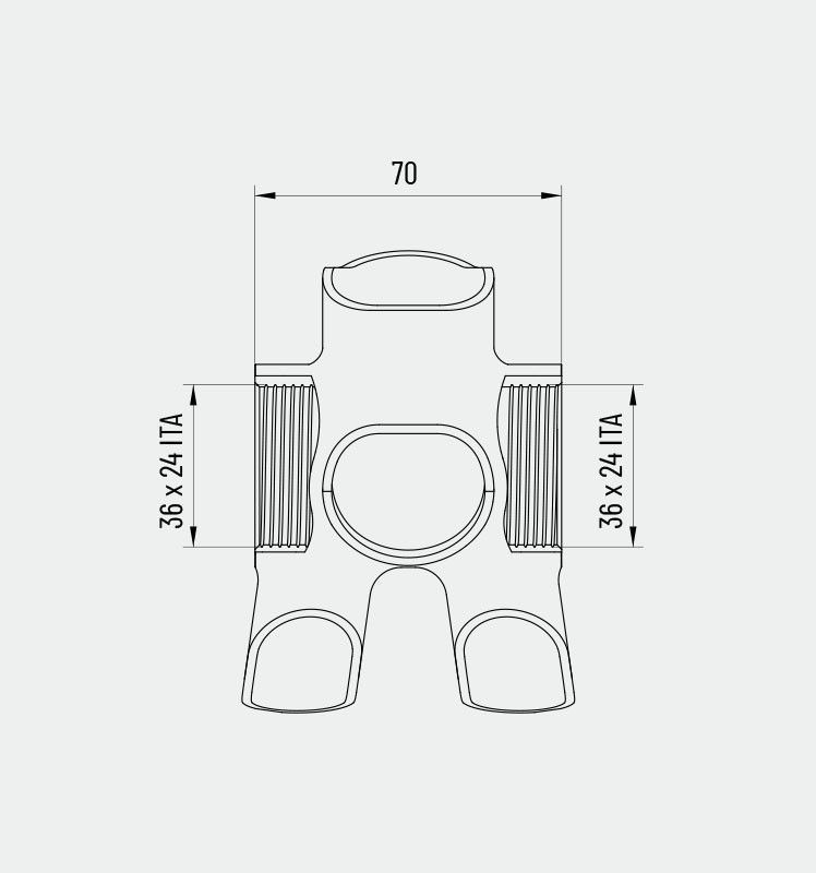 Каретка Miche Evo Max Supertype Bottom Bracket, ITA 36x24TPI BBSTEBI000000 фото у BIKE MARKET