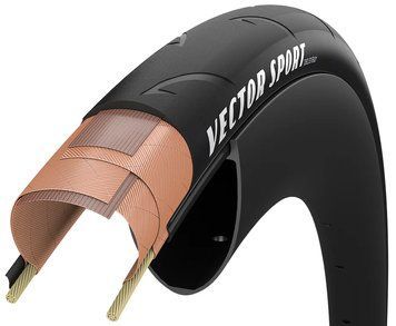 Покрышка 700x30 (30-622) GoodYear Vector Sport Tube Type, 60tpi + Dual R:Shield, Folding Black TIR-72-24 фото у BIKE MARKET