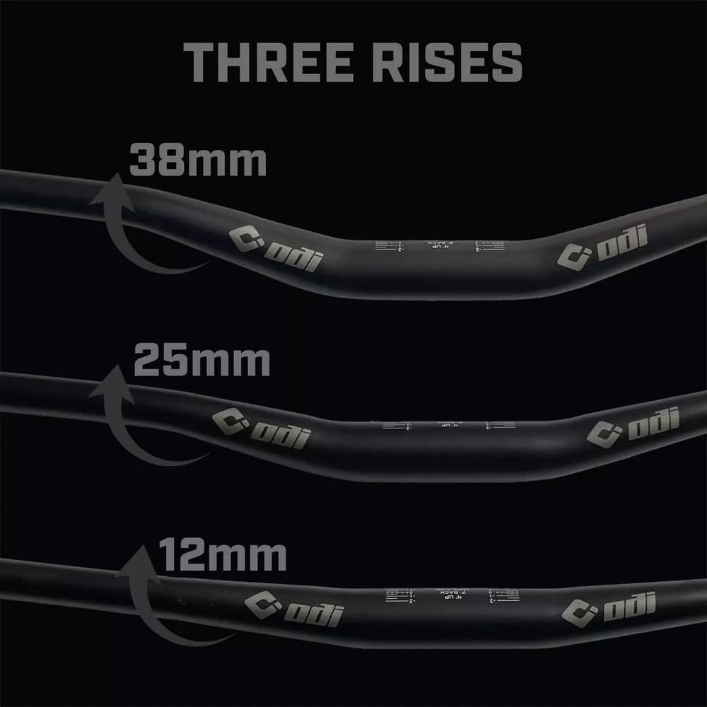Руль ODI Flight Control Stealth 800mm Bars 12mm Rise Black D800FS-12-B фото у BIKE MARKET