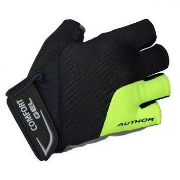 Перчатки AUTHOR Men Comfort Gel X6 s/f, размер XXL, Черный/Желтый 7130774 фото у BIKE MARKET