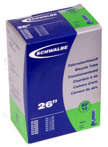 Камера 26" (40/62x559) Schwalbe AV13 40мм EK AGV TUB-E7-01 фото у BIKE MARKET